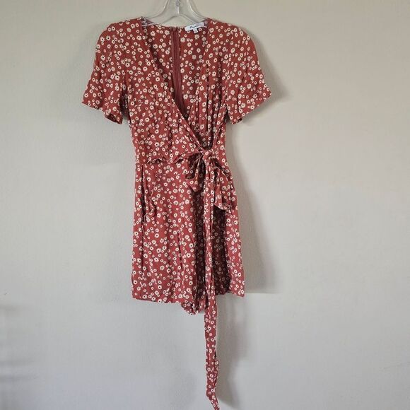 Madewell  Daysi Wrap Front Romper Size 2 Floral Print - Picture 9 of 11